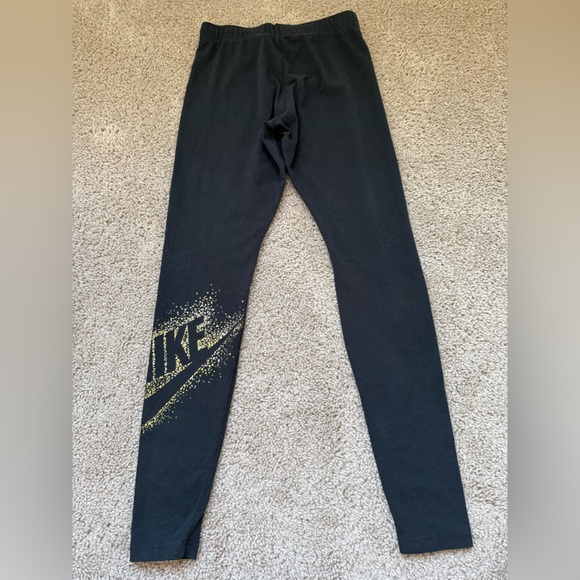 Nike Leggings Black with Gold Small - Picture 8 of 8